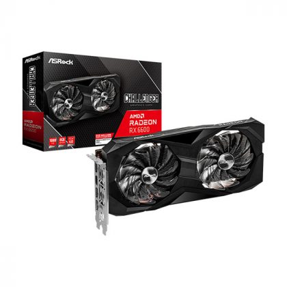 Asrock AMD RX 6600 Challenger D 8GB Graphics Card