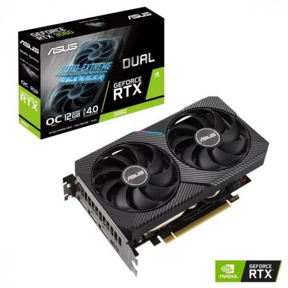 Asus Dual RTX 3060 V2 LHR OC 12GB Graphics Card
