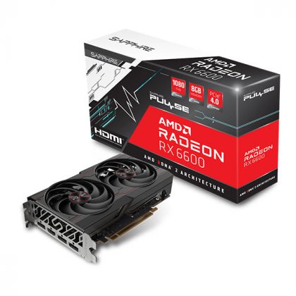 Sapphire AMD RX 6600 Pulse Gaming OC 8GB Graphics Card